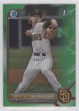 2022 Bowman Draft Chrome Green Refractor 14/99 Dylan Lesko #BDC-27 2a9