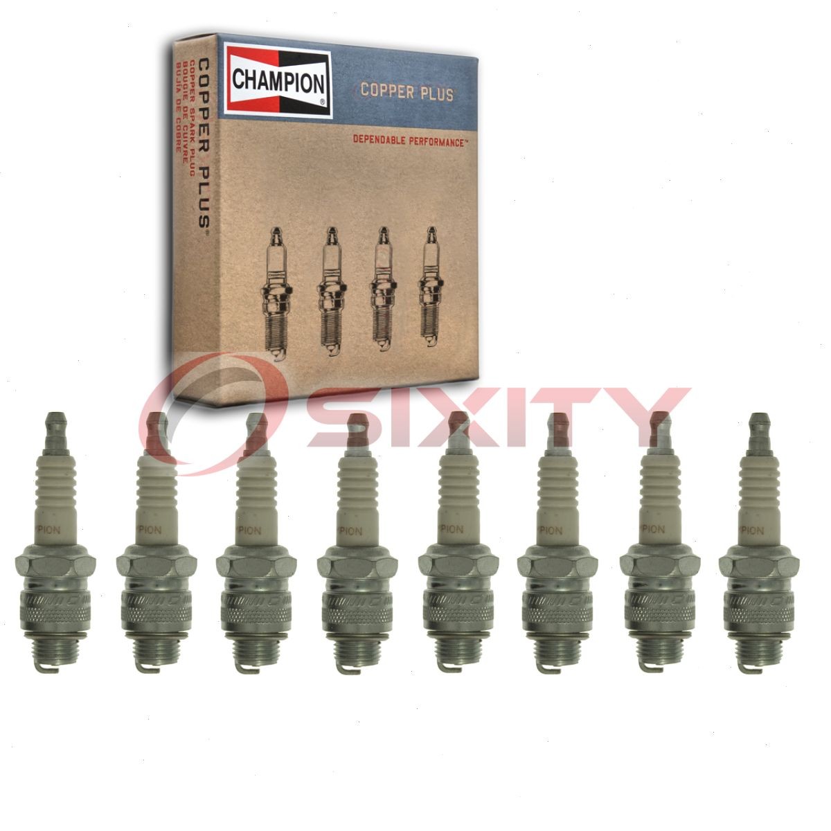 8 pc Champion Copper Plus Spark Plugs for 1933 Packard Model 1002 Ignition em
