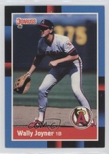 1988 Donruss Wally Joyner (Solid Blue Upper Right Corner) #110 te2