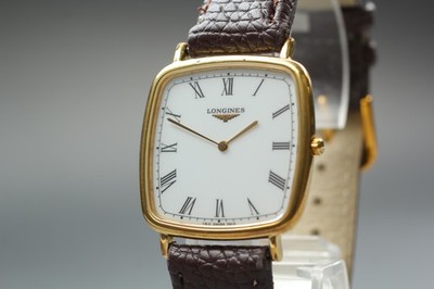 [Fast neuwertig] Longines Grand Classic L140.6 7413 weißes Zifferblatt Quarz ...