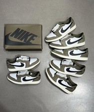 Nike Air Jordan 1 Low OG Medium Olive HQ6998-200 Men  s,Women  s,Kids Sizes New