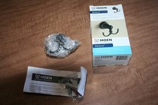 NOS Moen Y2603BRB Banbury Double Robe Hook Mediterranean Bronze See Pix 