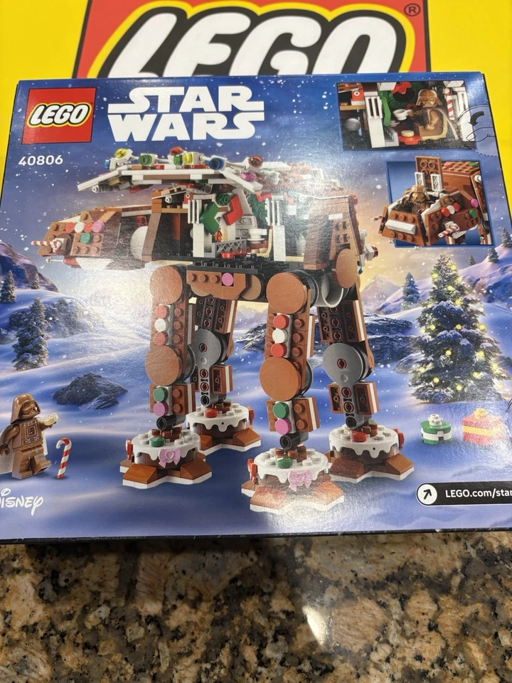 LEGO 40806 Gingerbread AT-AT Walker (Darth Vader Gingerbread Minifigure) - Image 2 of 4