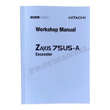 HITACHI ZAXIS ZX75US Excavator Workshop Service Manual