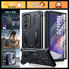 Heavy Duty Galaxy Note 20 Ultra Case with Kickstand Screen Protector, Shockpro