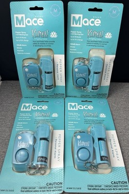 Mace KUROS Alarm and Spray Combo 10% OC Pepper With UV Dye Up To 10 Bursts 4 pk