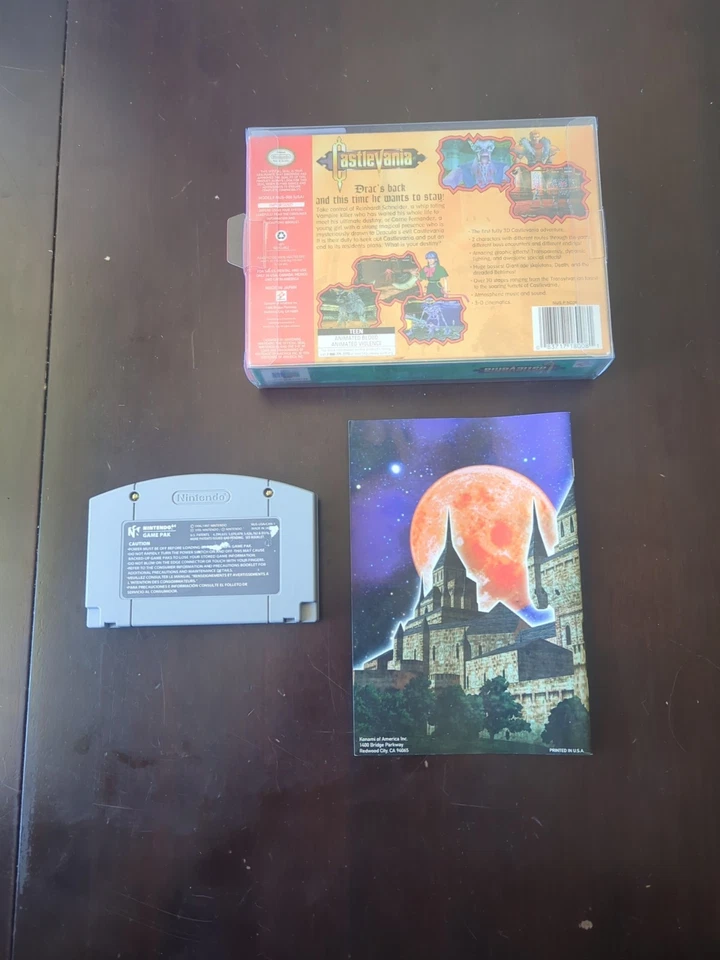 Castlevania (Nintendo 64 N64, 1999) With Box, Manual - Image 3 of 4