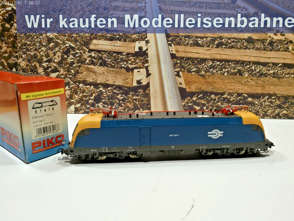 Piko 57418 E-Lok BR 1047 001-1 MAV   DSS  KO/124