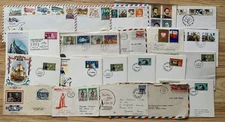 Job Lot of approx 21 World First Day Covers/stamped envelopes, 1950s-1980s