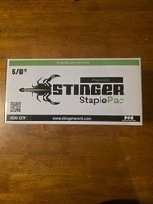 5/8" Staplepac - Cap Staples for Use with CS58 Stapler, 20Ga (2000 Ct),  0136360