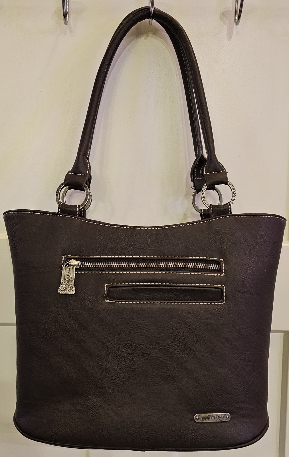 Trinity Ranch Western Studded Embossed Floral Sho… - image 4