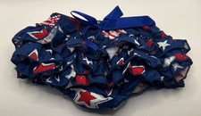 Unbranded Baby Girls 12M Size 80 Patriotic Stars Ruffle Bloomers Diaper Cover
