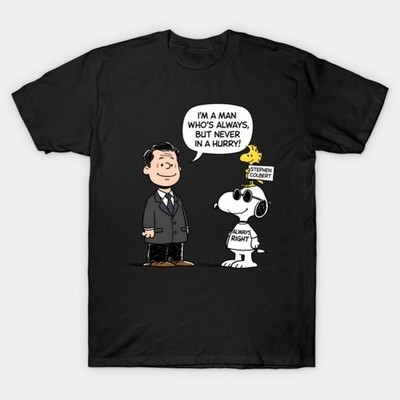 Stephen Colbert x Snoopy Alwys Right T-Shirt