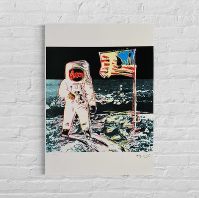 Andy Warhol Moonwalk Lithographie auf Arches 300gsm 42x59 cm