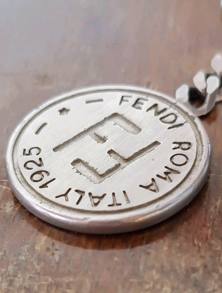 Fendi Roma Vintage Metal Keychain thumbnail 3