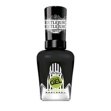 Sally Hansen Miracle Gel Beetlejuice 934 The Afterlife Black Nail Polish 0.5oz