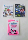 Super Mario Galaxy, Mario Cart, & Marioware Smooth Moves Nintendo Wii Bondle Lot