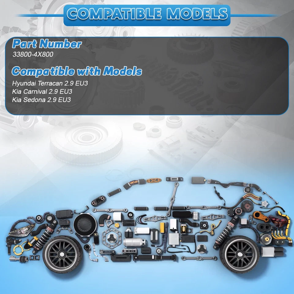 33800 4X800 Diesel Fuel Injector for Hyundai Terracan Kia Carnival 4PCS — 第 2/4 张图片