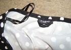 NWT sz 4 Sexy BEBE Polka Dot Jumpsuit Halter neck Front Ruffle belted Outfit — photo 4