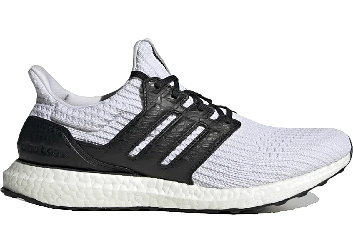 adidas Ultraboost DNA Crocodile Croc White Black FZ2895 sz 8
