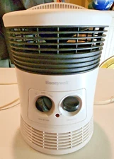 Honeywell Manual 360-Degree Surround Heater White Model HHF360WWM Used W/BOX