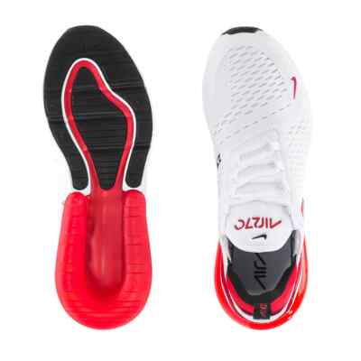 Mens NIKE AIR MAX 270 BV2523-100 White/Black/University Red  display picture 2