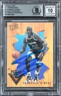 Shaquille O'Neal Signed 1993 Ultra All Rookie Team #5 Card Auto 10! BAS Slabbed