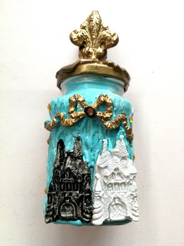 accessories doll artist art ooak puppet home house castle fairy tale skull book - Picture 8 of 24