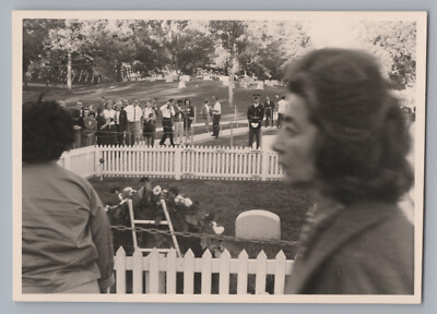 Washington Arlington USA - Heldenfriedhof Grab John F. Kennedy - Altes Foto