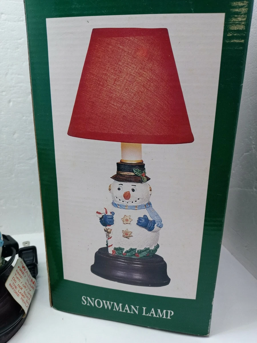 World Bazzars SnowMan Lamp, Holiday Lamp, Christmas Decor, Item # 81400XX  NEW | eBay