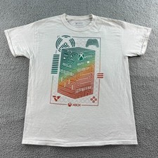 XBOX T Shirt Mens Large White Graphic Tee Ripple Junction Most Powerful Games