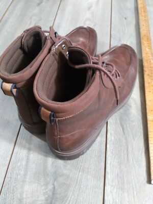 Dr. Scholls dark brown leather boots for men size 12  display picture 1