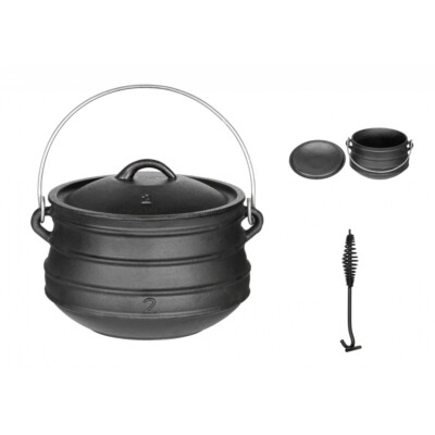 Outdoor Topf Gusseisen Bräter Gusstopf Kasserolle Dutch Oven Schmor Kochtopf