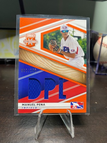 2020 Panini Elite Extra Edition #DPM-MP Manuel Pena DPL Material /199