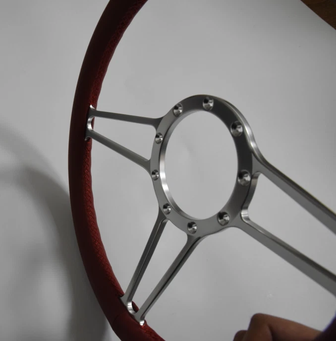 14" Billet Steering Wheels Burgundy Full Wrap Dodge Challenger Charger Daytona - Изображение 3 из 4