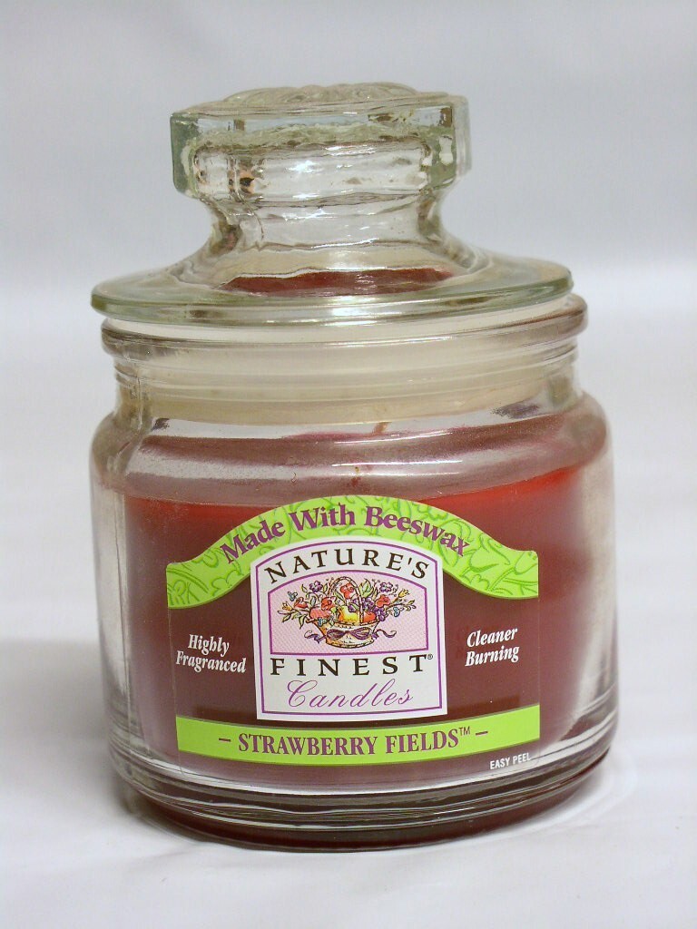Scented Candles Bulk 3-Pack Jar Holiday Red Strawberry Fields 176