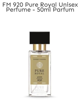 FM 920 Royal Pure Perfume Unisex50ML SALE- UK