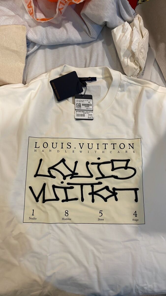 Louis Vuitton X Virgil Abloh T-shirt Size 4L Biggest Size Louis Vuitton X Virgil Abloh T-shirt Size 4L Biggest Size