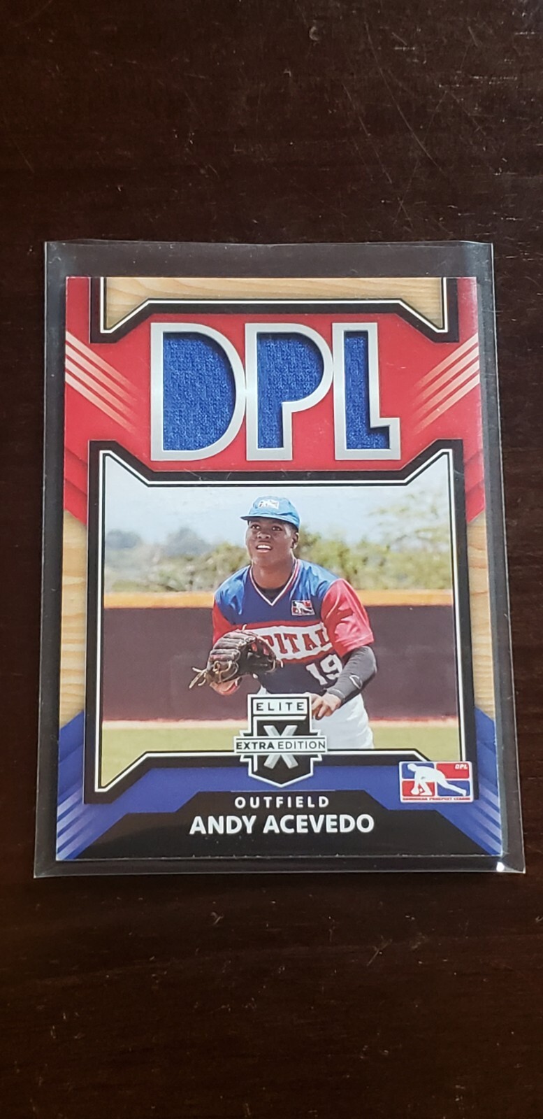 2022 Panini Elite Extra Edition - DPL Material #DM-AA Andy Acevedo (MEM, RC)