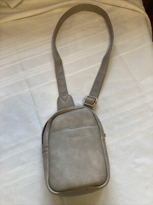 Telena Small Sling Bag for Women Vegan Leather Tan Fanny Pack Crossbody