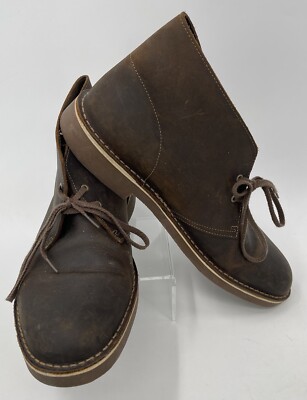 Clarks Collection 15522 Bushacre Brown Leather Boots Men display picture 3