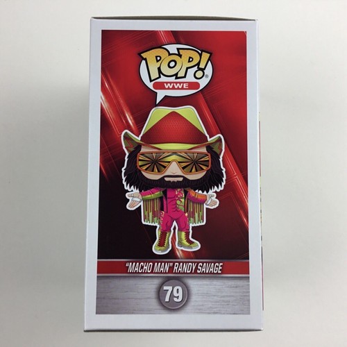 Funko Pop MACHO MAN RANDY SAVAGE ORANGE STARBUST GLITTER GameStop Exclusive WWE - Picture 4 of 6