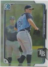 Casey Gillaspie Tampa Bay Rays 2015 Bowman Draft Refractor