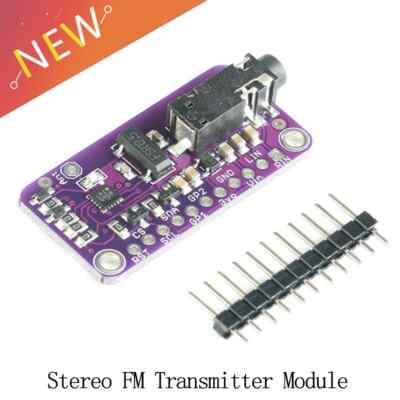 SI4713 Stereo FM Transmitter Module Wireless Radio MCU for DIY Projects