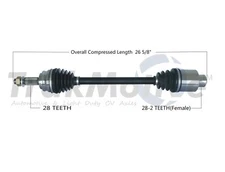 For SurTrack CH-8276 CV Axle Shaft