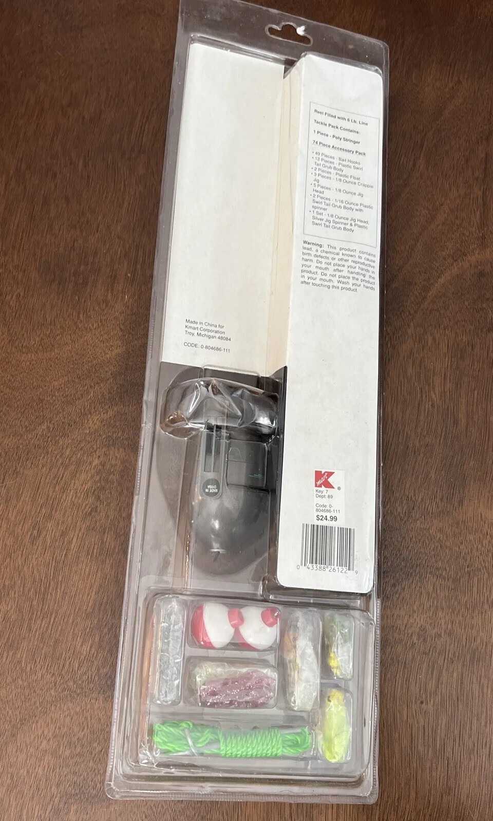 Shakespeare Telescopic Reel Complete Fishing Kit Rod/Reel/Tackle Kmart