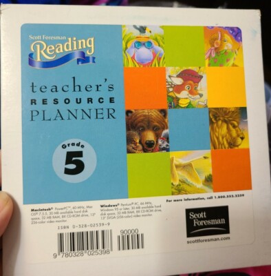 Scott Foresman Reading: Teacher's Resource Planner Grade 5 PC MAC CD lesson tool