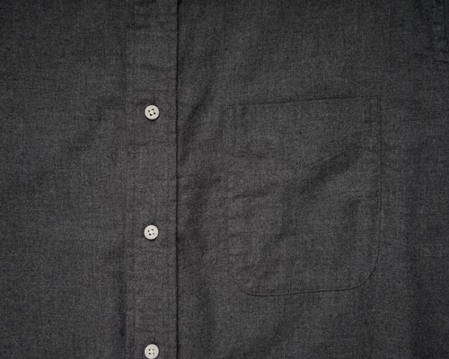 Gitman Vintage $200 NWT Gray Grey Classic Flannel Shirt Button Down Collar S - Picture 3 of 7