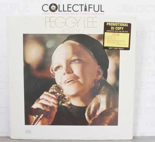 PEGGY LEE - LET'S LOVE - *PROMO* ATLANTIC 1974 *EX* VINYL LP RECORD 🔥 - Picture 1 of 2