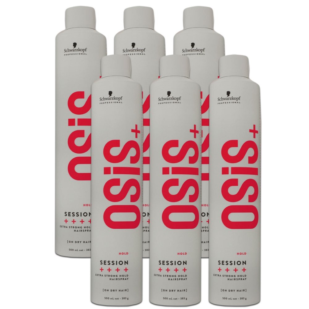Schwarzkopf Osis Session 6 x 500 ml extremer Halt Haarspray